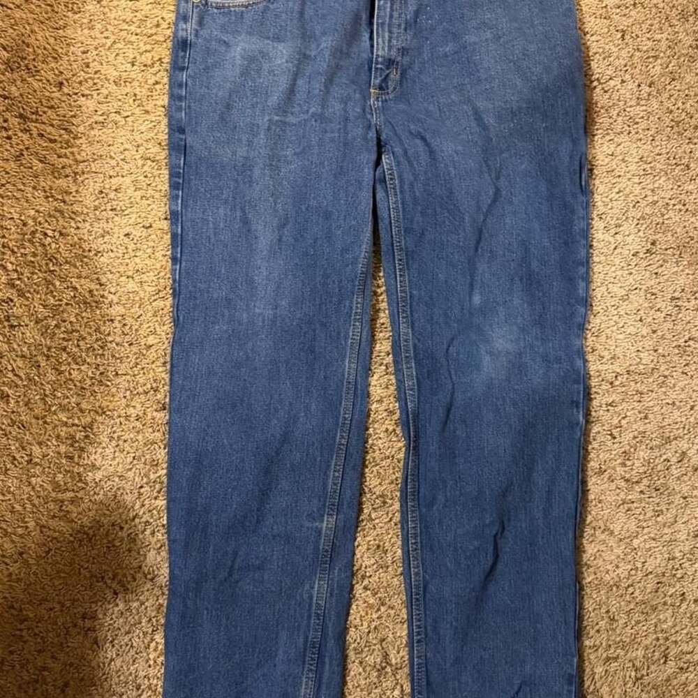 Member's Mark Straight Leg Jeans Size 38 x 32 Medium Wash Denim